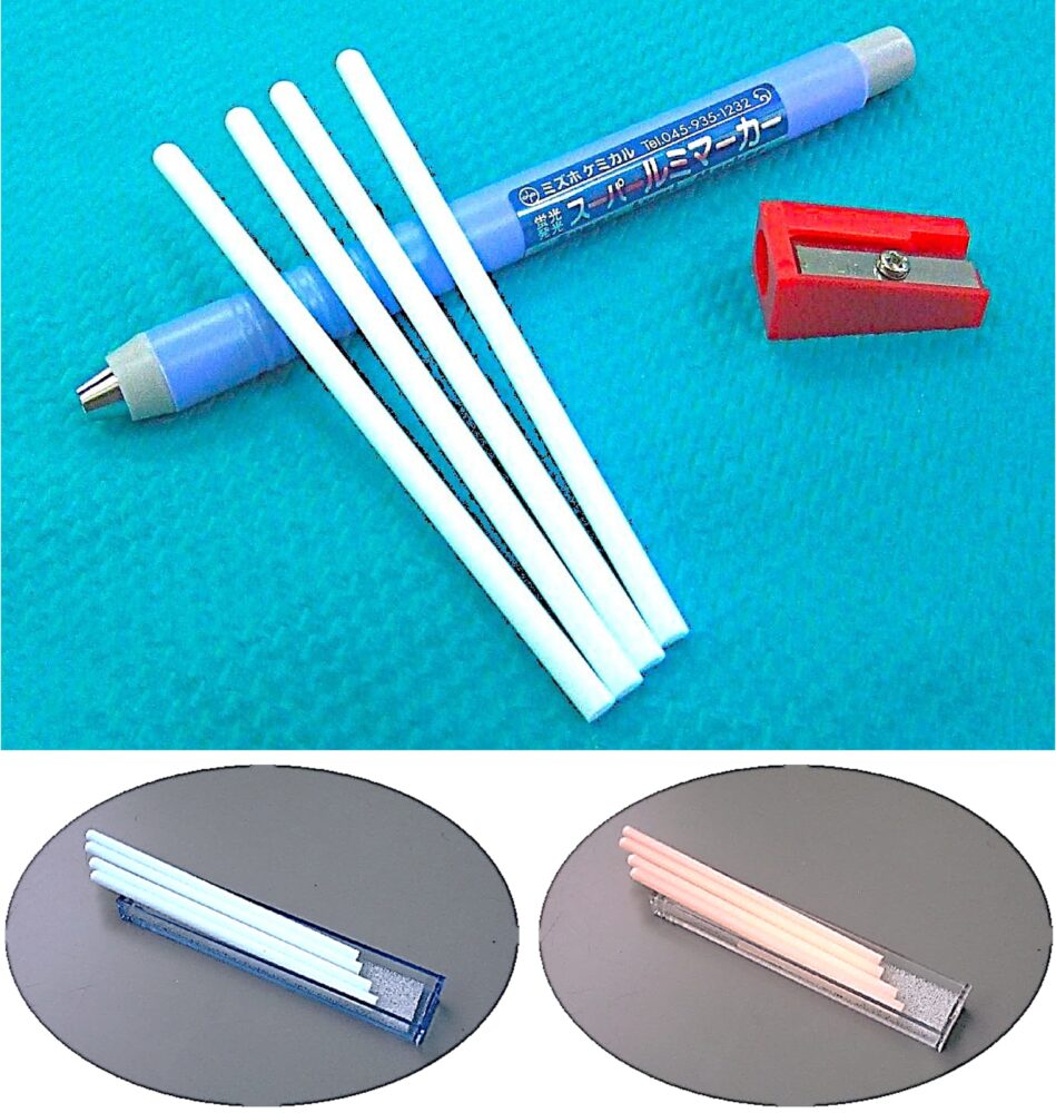 蛍光ペン（ロウチャコ芯）「スーパールミマーカー」